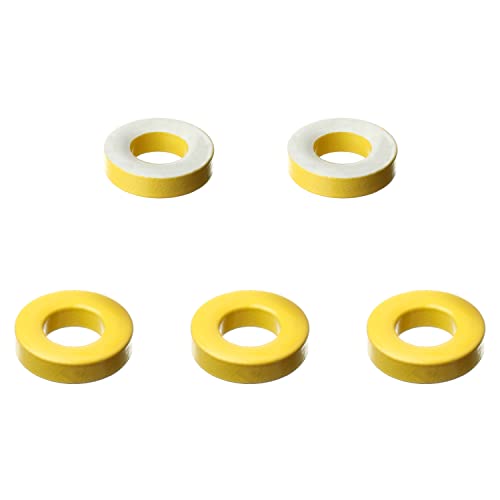 HeyiarBeit 9.4x17.5x4.83 ממ ליבת טורואיד חנקי פריט טבעת אבקת ברזל טבעות פריט טבעות להפרעות קווי אות כוח צהוב 10 pcs