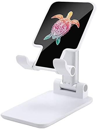 הוואי הונו ים צב טלפון סלולרי מתקפל עמדת טבליה מתכווננת מחזיק טבליה מתכווננת לבית שולחן עבודה שולחן עבודה בסגנון לבן