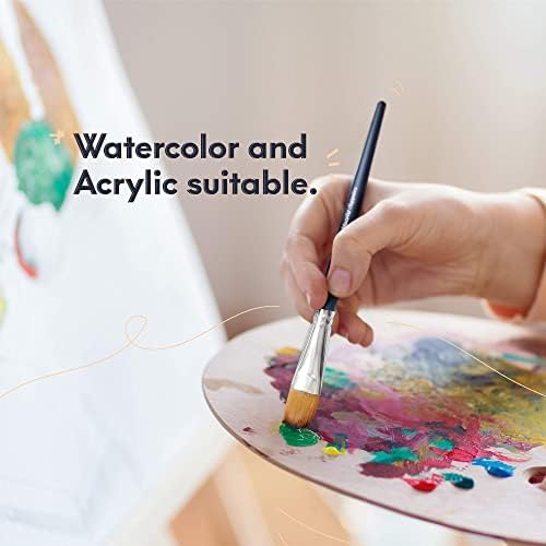 מכרית צבעי מים ומברשות צבע - נייר צבעי מים ללא חומצה ומברשת צבע מקצועית של 15 - ציוד מוצרט