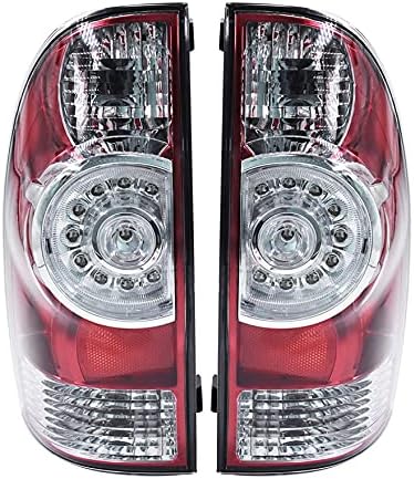 החלפה עבור 2005-2015 טקומה זנב אורות בלם מנורות שמאל + ימין אדום ברור אחורי זנב בלם אורות